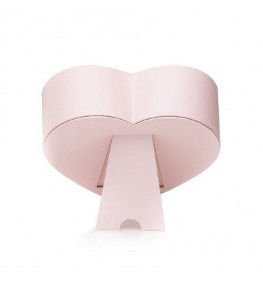 Cutie inimă deschisă cu suport - roz
