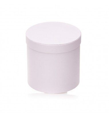 Set 3 cutii rotunde satinate - roz