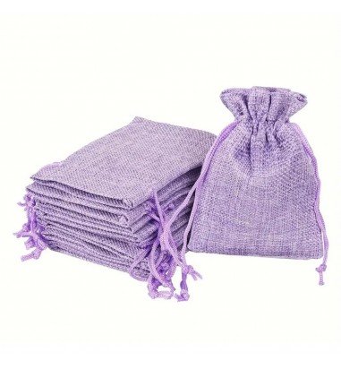 Săculeți țesătură sac cu sfoară 7x9cm...