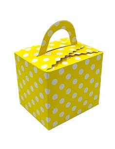 Cutie pătrată cu buline -...