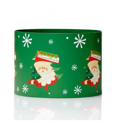 Set 3 cutii rotunde Crăciun – Moș...