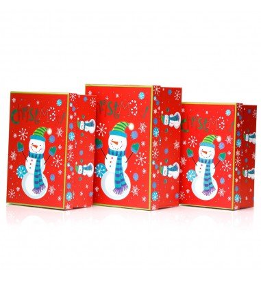 Set 3 cutii dreptunghiulare Crăciun -...