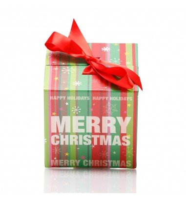 Set 2 cutii pătrate de Crăciun –...