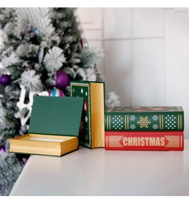 Set 3 cutii carte de Crăciun – model...