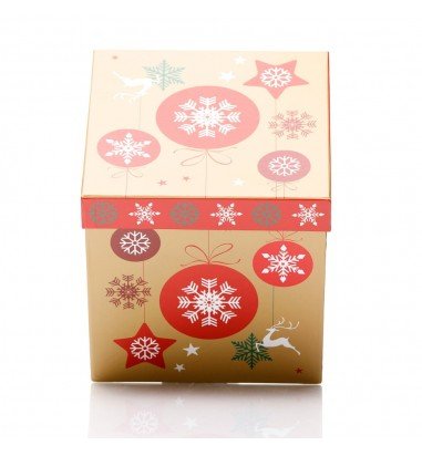 Set 3 cutii pătrate de Crăciun –...