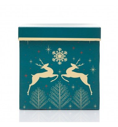 Set 3 cutii pătrate de Crăciun –...