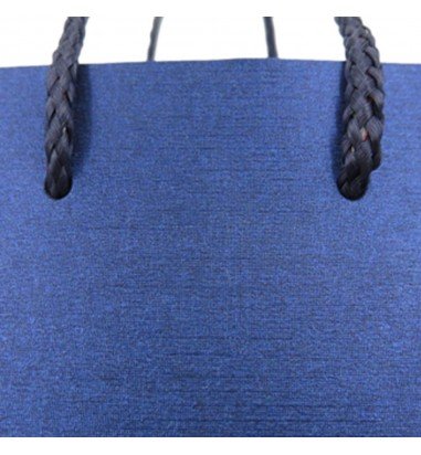 Cutie pătrată cu mânere - albastru