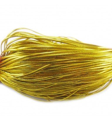 Șnur metalic auriu 1mm (set 100 buc)