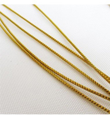 Șnur metalic auriu 1mm (set 100 buc)