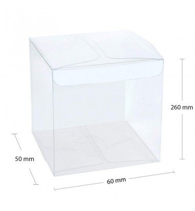 Cutii plastic transparente (set 50...