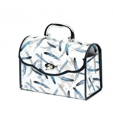 Cutie cufăr cu mâner metalic - model...