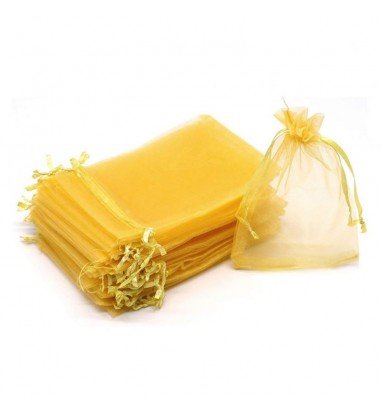 Săculeți organza cu șnur satin 7x9cm...