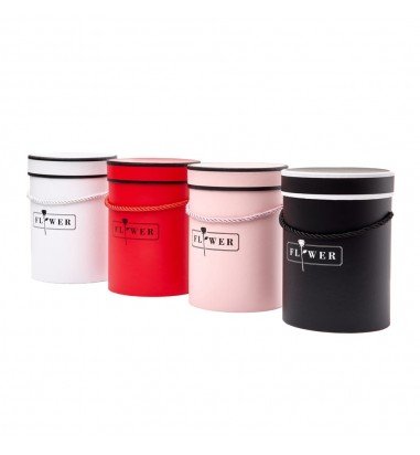 Cutie cilindrică mică cu mâner - roz