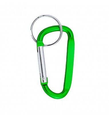 Carabină breloc din aluminiu - verde