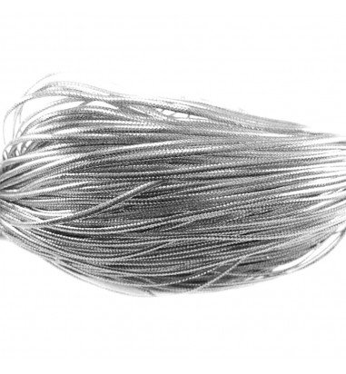 Șnur argintiu metalic (set 100 buc)