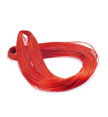 Șnur roșu metalic (set 100 buc)