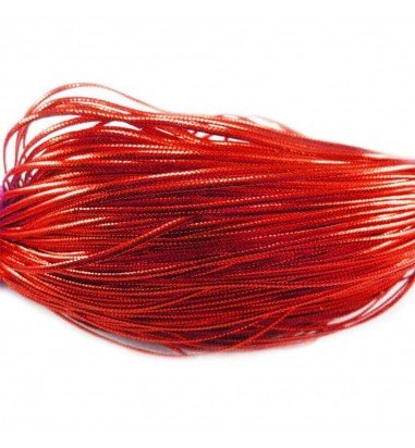 Șnur roșu metalic (set 100 buc)