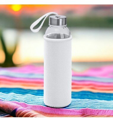 Bidon sticlă cu husă sublimabilă CAMU