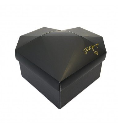 Set 3 cutii inimă cu fațete Just For...