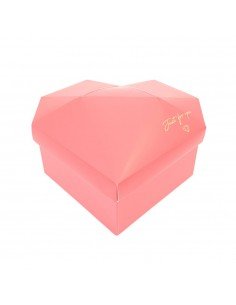 Set 3 cutii inimă cu fațete...