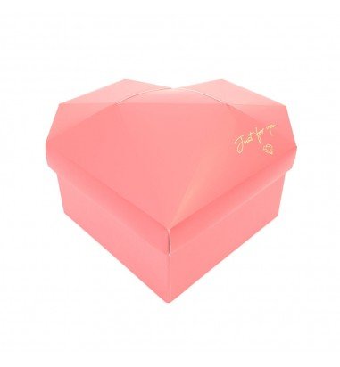 Set 3 cutii inimă cu fațete Just For...