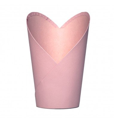 Coșuleț în formă de inimă - roz