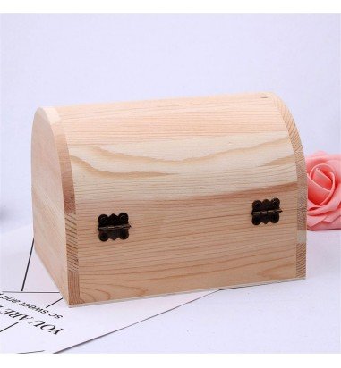 Cutie cufăr din lemn medie 12x8x9cm