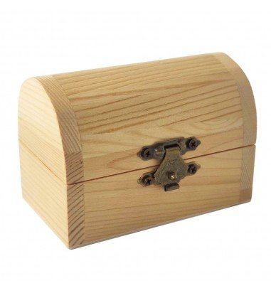 Cutie cufăr din lemn mică 9x5x6cm