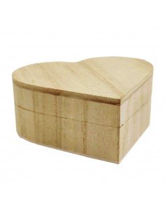 Cutie inimă din lemn medie...