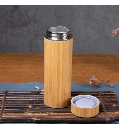 Termos metal&bambus KINATA 500ml