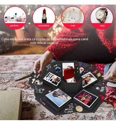 Cutie foto explozivă inimă (Explosion...