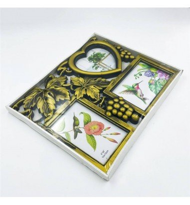 Ramă foto colaj 3 poze - model Recolta