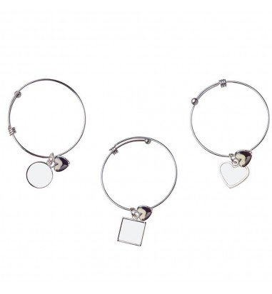 Brățară metalică cu pandantiv...