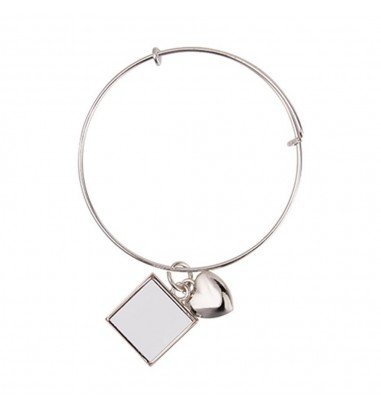 Brățară metalică cu pandantiv...