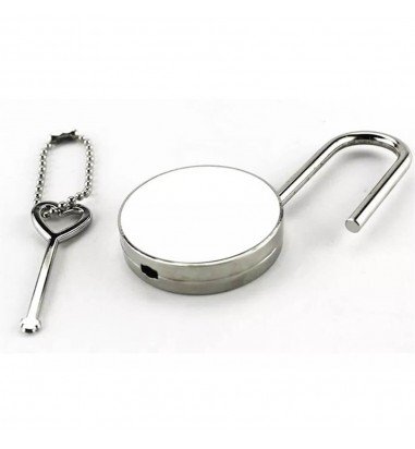 Lacăt metalic sublimabil cu cheiță -...