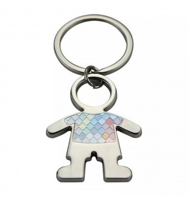 Breloc metalic sublimabil - băiețel