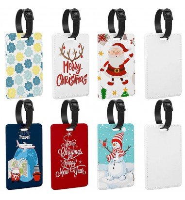 Etichetă de bagaj din piele ecologică...