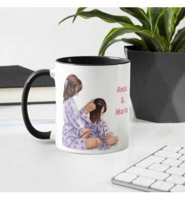 Cana personalizata - Mama si fiica