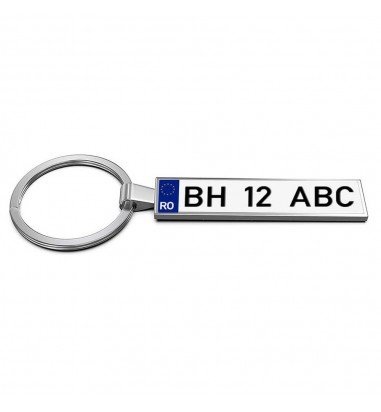 Breloc metalic inserție foto AUTO -...
