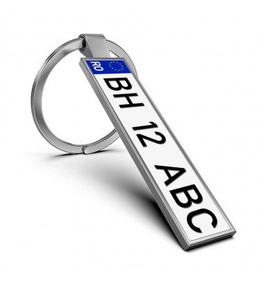 Breloc metalic inserție foto AUTO -...