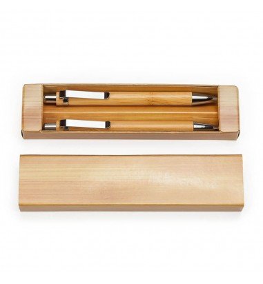 Set pix și creion din bambus