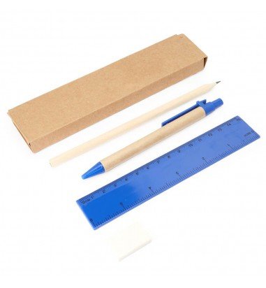 Set promoțional de scris - albastru