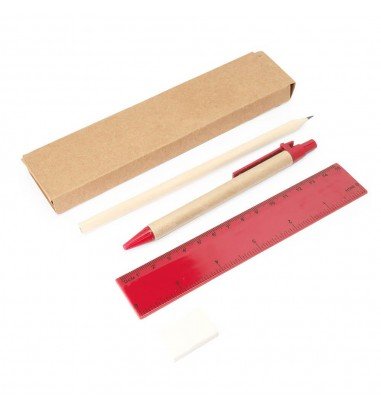 Set promoțional de scris - roșu