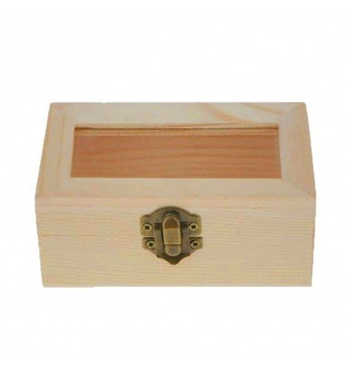 Cutie dreptunghiulară mare din lemn...