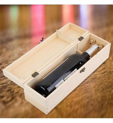 Cutie din lemn pentru sticlă de vin...