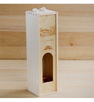 Cutie din lemn pentru sticlă de vin...