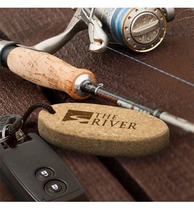 Breloc plutitor din plută naturală