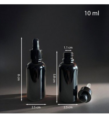 Sticluță neagră lucioasă...