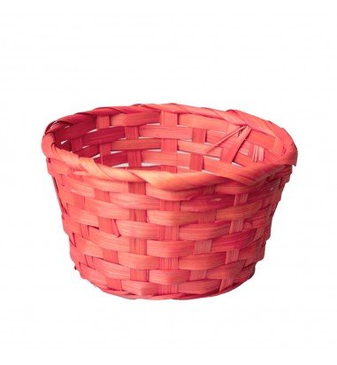 Coșuleț mediu ratan rotund cu mâner...