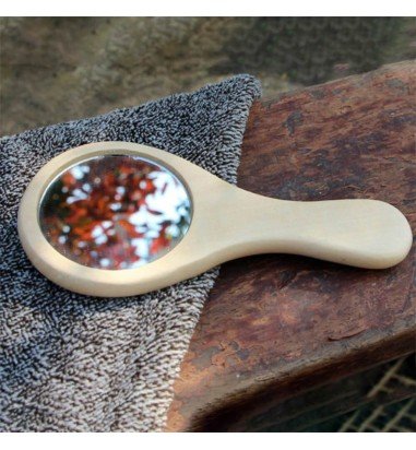 Oglindă lemn mică 11.5 cm